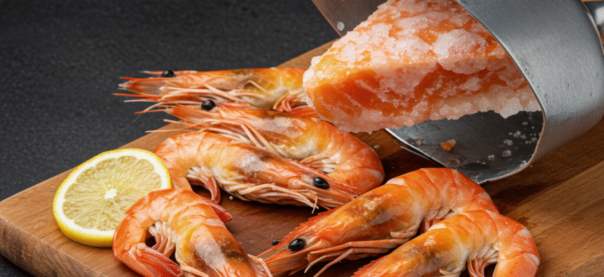 Freezing Cooked Seafood
