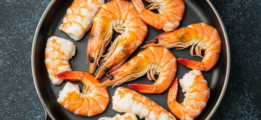 Freezing Cooked Seafood Dishes