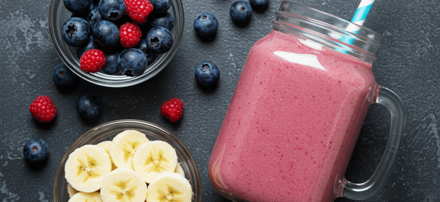 Healthy Breakfast Smoothie Ingredients for Fullness