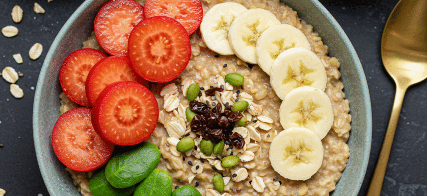 Healthy & Satisfying Savory Oatmeal Bowls