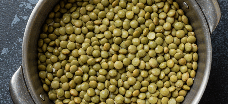 Batch Cook Green Lentils