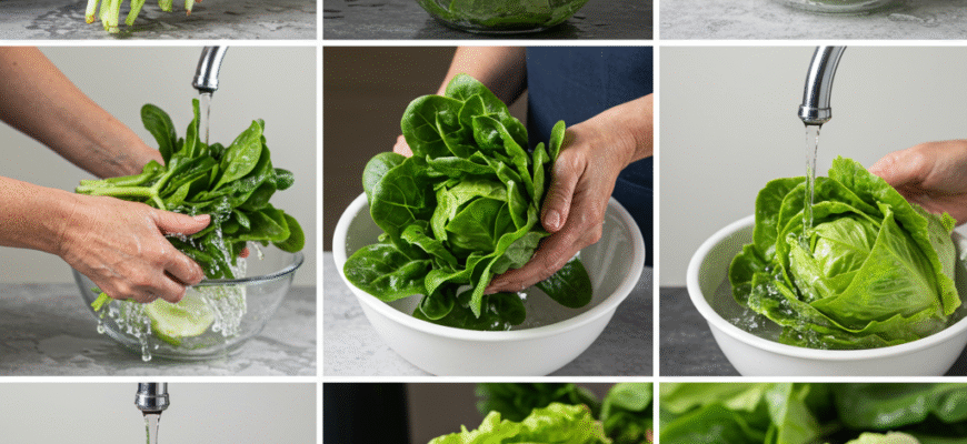 Best Ways to Clean Leafy Greens