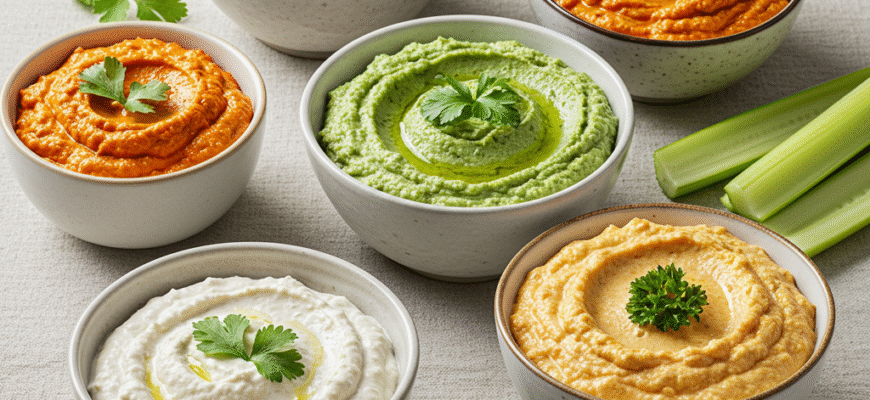 High-Fiber Dips and Spreads Healthy Options