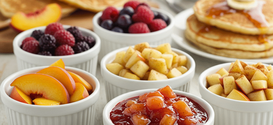 Easy Homemade Healthy Pancake Syrup Alternatives Fruit Compote