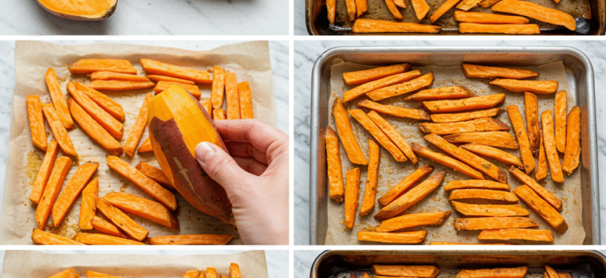 How to Make Crispy Baked Sweet Potato Fries