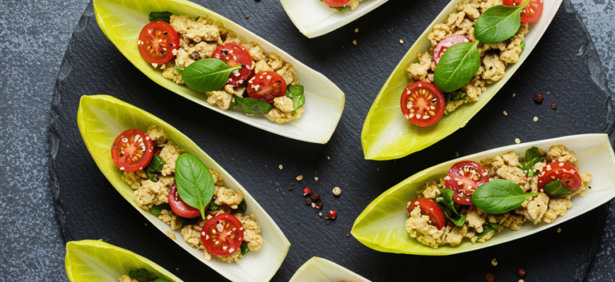 Tasty & Healthy Ways to Prepare Endive Boats with Healthy Fillings