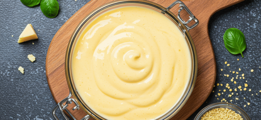 Easy Homemade Healthy «Cheese» Sauce Nutritional Yeast Based