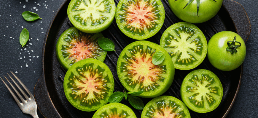 Tasty & Healthy Ways to Prepare Green Tomatoes Baked/Grilled