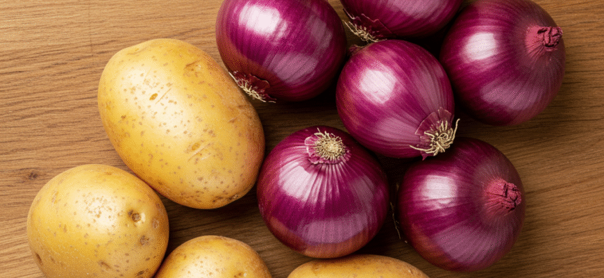 How to Store Onions Away from Potatoes