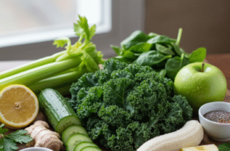 Green Smoothies for Detox Focus on Ingredients